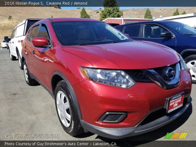 2016 Nissan Rogue S in Cayenne Red