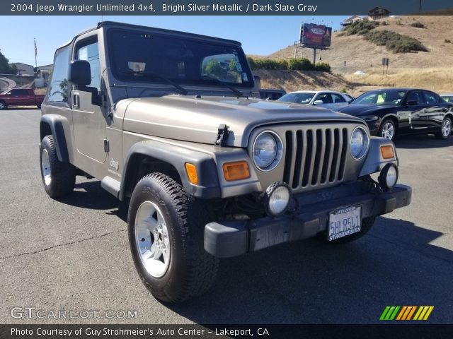 2004 Jeep Wrangler Unlimited 4x4 in Bright Silver Metallic