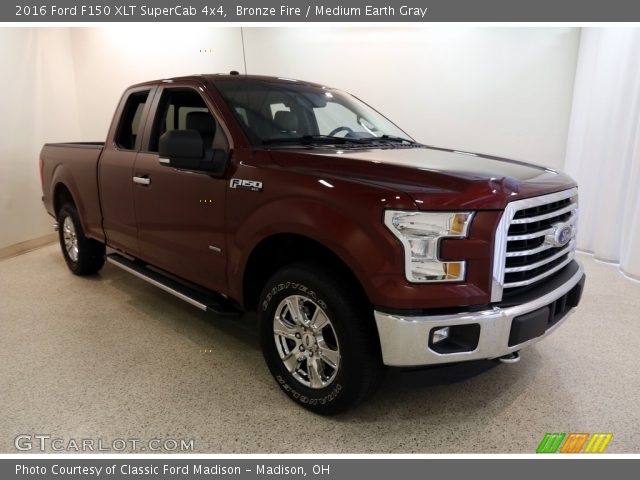 2016 Ford F150 XLT SuperCab 4x4 in Bronze Fire