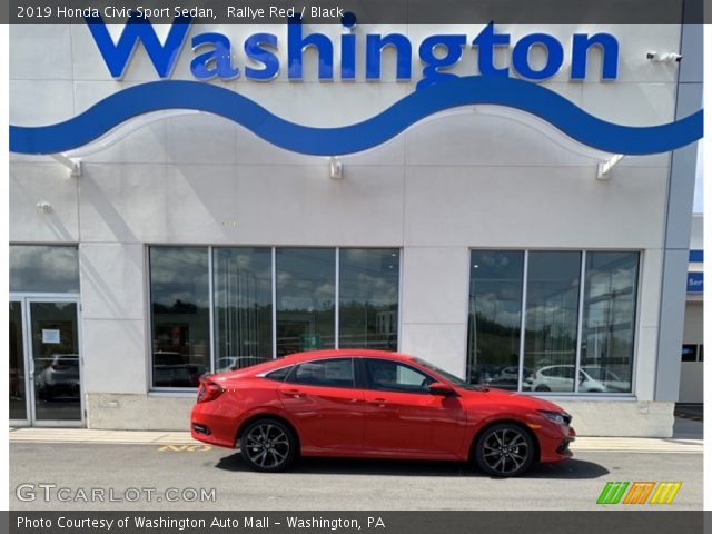 2019 Honda Civic Sport Sedan in Rallye Red