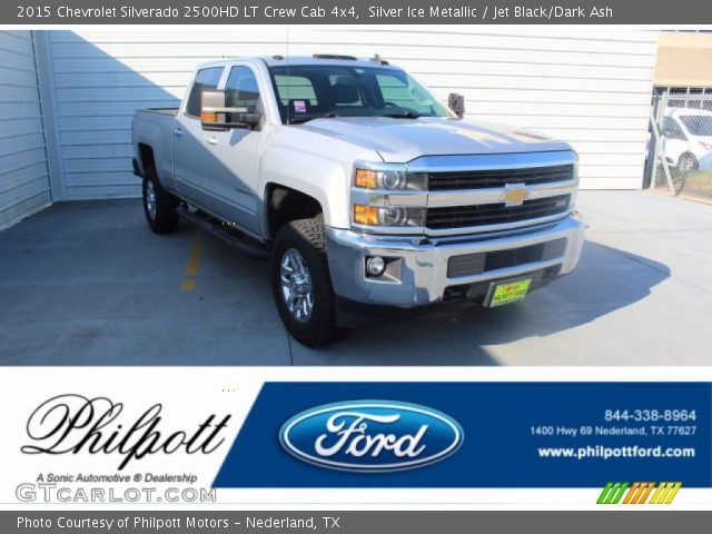 2015 Chevrolet Silverado 2500HD LT Crew Cab 4x4 in Silver Ice Metallic