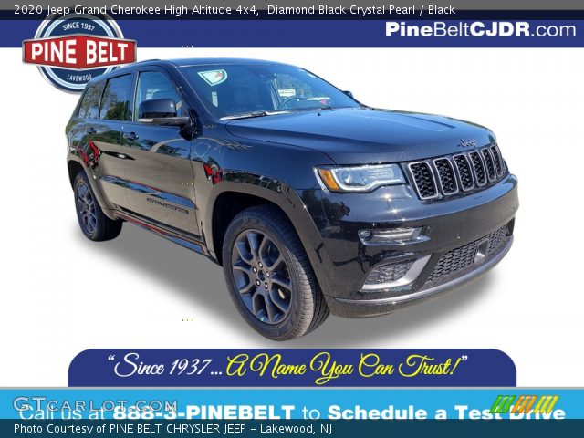 2020 Jeep Grand Cherokee High Altitude 4x4 in Diamond Black Crystal Pearl