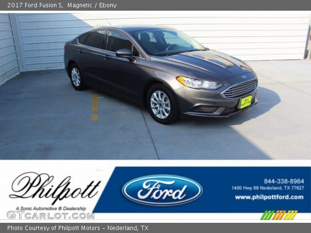 2017 Ford Fusion S in Magnetic