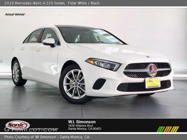 2019 Mercedes-Benz A 220 Sedan in Polar White