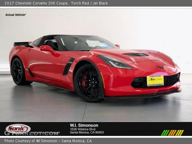 2017 Chevrolet Corvette Z06 Coupe in Torch Red