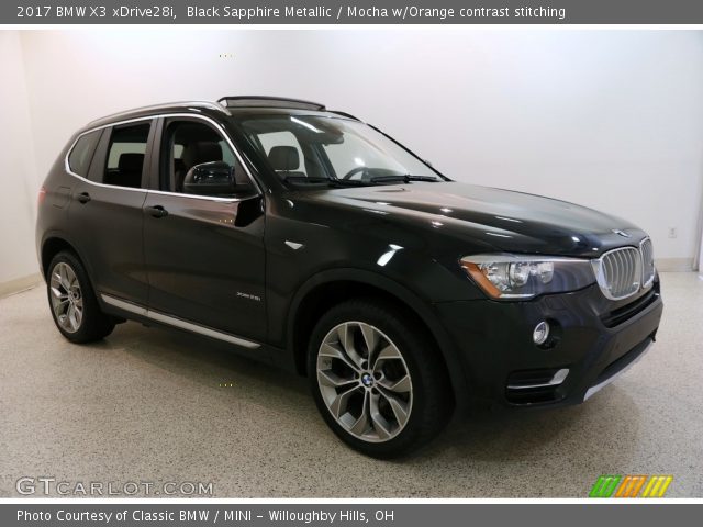 2017 BMW X3 xDrive28i in Black Sapphire Metallic