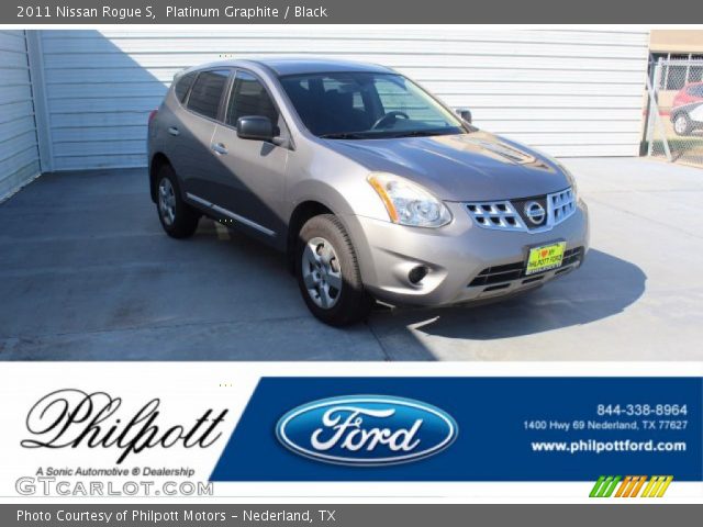 2011 Nissan Rogue S in Platinum Graphite
