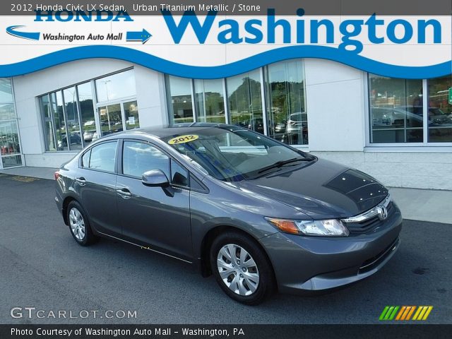 2012 Honda Civic LX Sedan in Urban Titanium Metallic