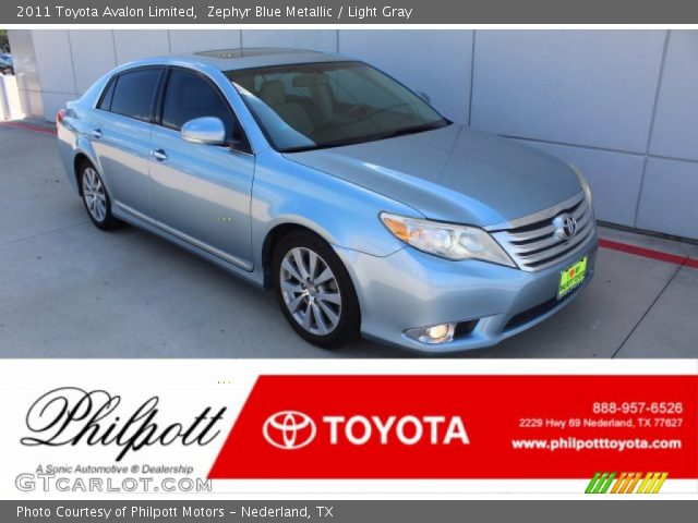 2011 Toyota Avalon Limited in Zephyr Blue Metallic