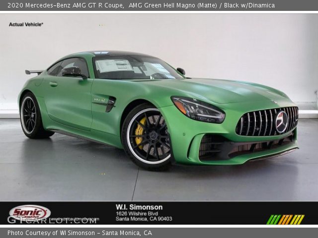 2020 Mercedes-Benz AMG GT R Coupe in AMG Green Hell Magno (Matte)