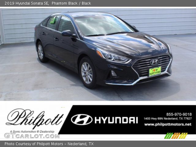 2019 Hyundai Sonata SE in Phantom Black