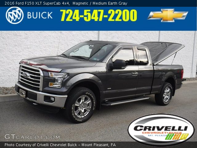 2016 Ford F150 XLT SuperCab 4x4 in Magnetic