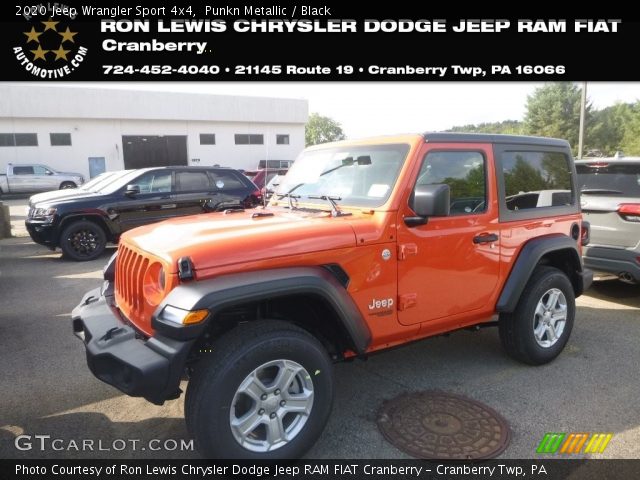 2020 Jeep Wrangler Sport 4x4 in Punkn Metallic