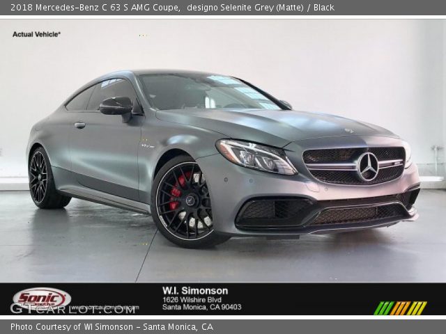 2018 Mercedes-Benz C 63 S AMG Coupe in designo Selenite Grey (Matte)