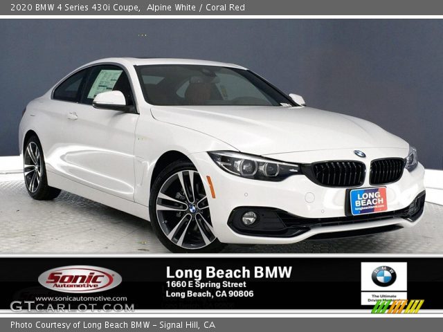 2020 BMW 4 Series 430i Coupe in Alpine White