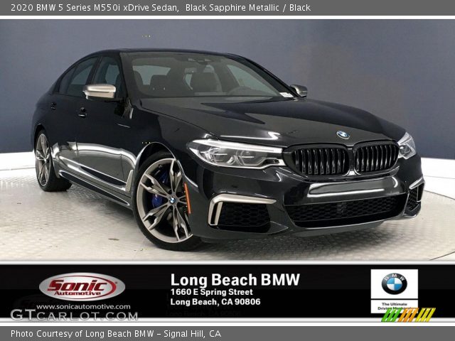 2020 BMW 5 Series M550i xDrive Sedan in Black Sapphire Metallic