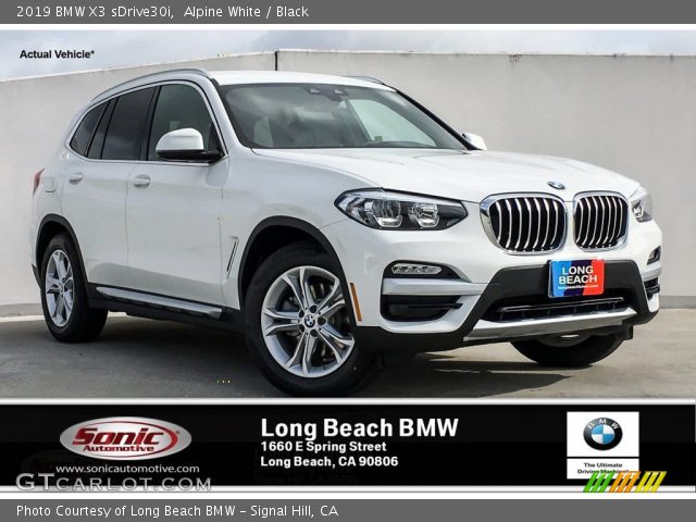 2019 BMW X3 sDrive30i in Alpine White