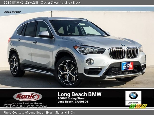 2019 BMW X1 sDrive28i in Glacier Silver Metallic