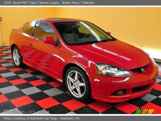 2005 Acura RSX Type S Sports Coupe in Milano Red