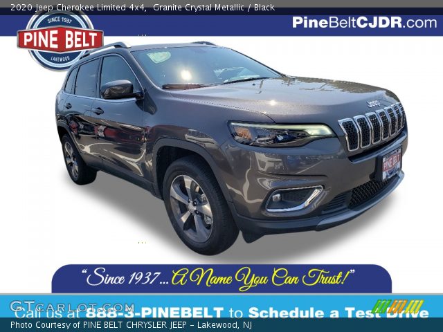 2020 Jeep Cherokee Limited 4x4 in Granite Crystal Metallic