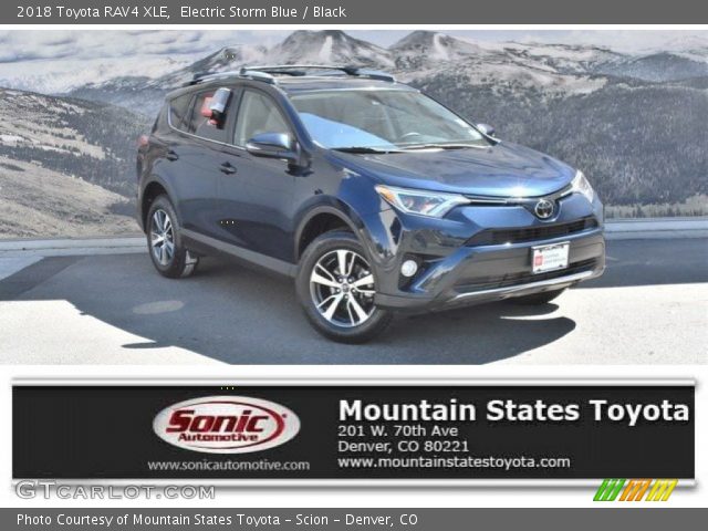 2018 Toyota RAV4 XLE in Electric Storm Blue