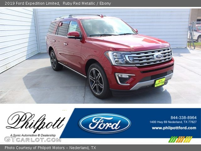 2019 Ford Expedition Limited in Ruby Red Metallic