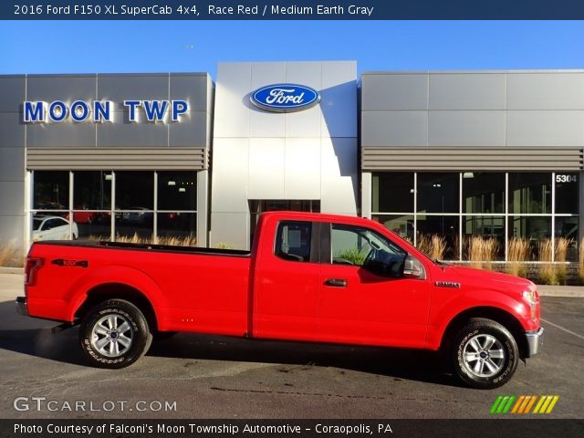 2016 Ford F150 XL SuperCab 4x4 in Race Red