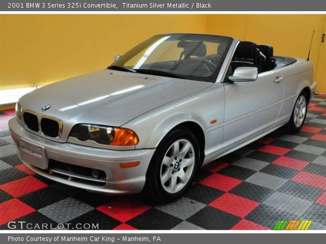 2001 BMW 3 Series 325i Convertible in Titanium Silver Metallic