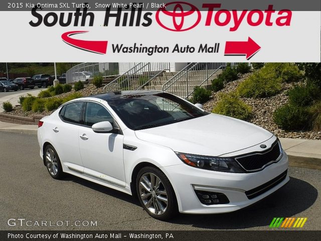 2015 Kia Optima SXL Turbo in Snow White Pearl