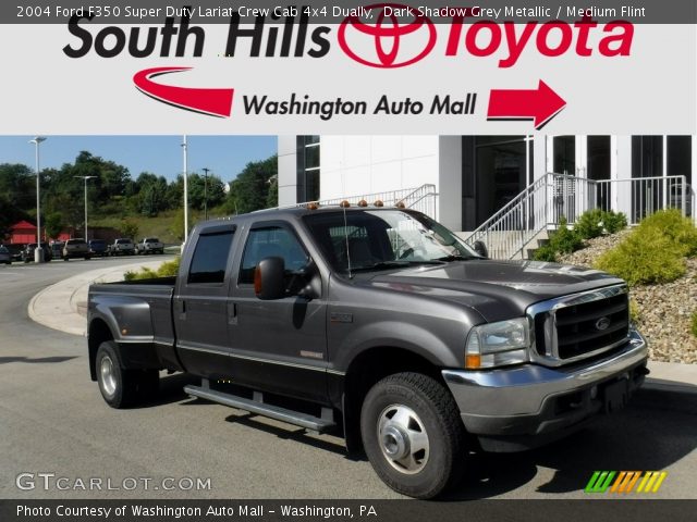 2004 Ford F350 Super Duty Lariat Crew Cab 4x4 Dually in Dark Shadow Grey Metallic