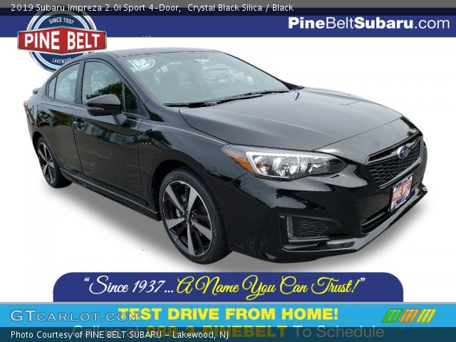 2019 Subaru Impreza 2.0i Sport 4-Door in Crystal Black Silica