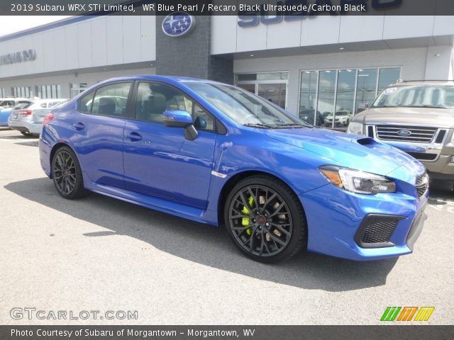 2019 Subaru WRX STI Limited in WR Blue Pearl