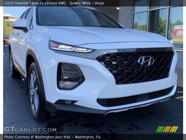 2020 Hyundai Santa Fe Limited AWD in Quartz White