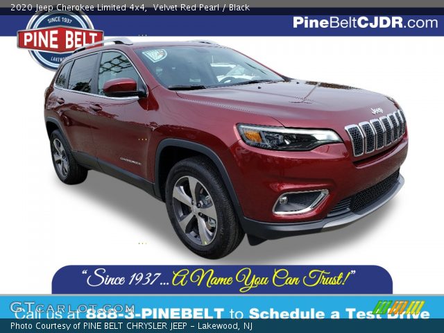 2020 Jeep Cherokee Limited 4x4 in Velvet Red Pearl