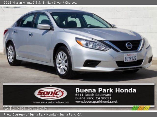 2018 Nissan Altima 2.5 S in Brilliant Silver