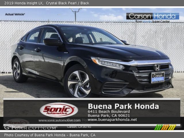 2019 Honda Insight LX in Crystal Black Pearl