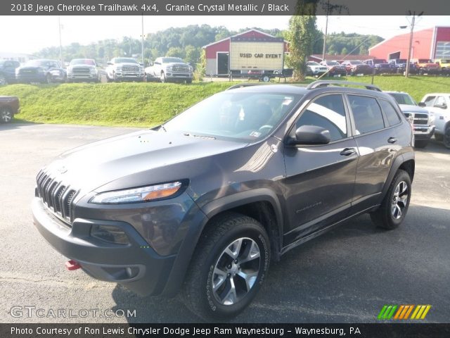 2018 Jeep Cherokee Trailhawk 4x4 in Granite Crystal Metallic