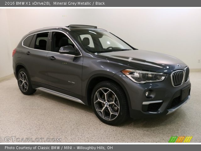 2016 BMW X1 xDrive28i in Mineral Grey Metallic