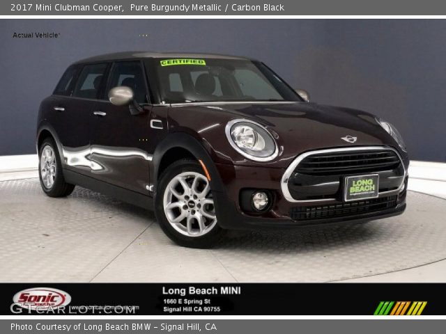 2017 Mini Clubman Cooper in Pure Burgundy Metallic
