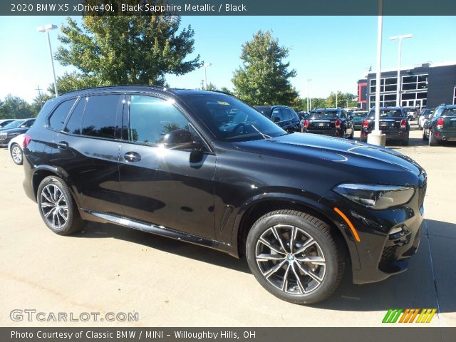 2020 BMW X5 xDrive40i in Black Sapphire Metallic