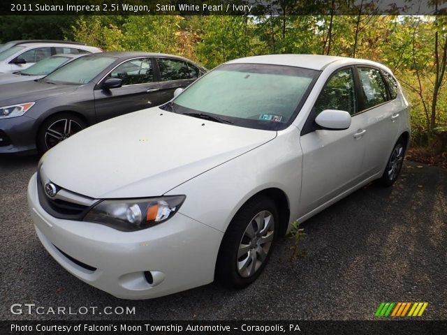 2011 Subaru Impreza 2.5i Wagon in Satin White Pearl