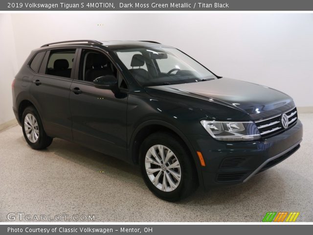 2019 Volkswagen Tiguan S 4MOTION in Dark Moss Green Metallic