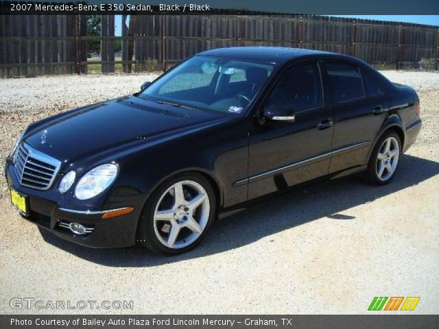 2007 Mercedes-Benz E 350 Sedan in Black