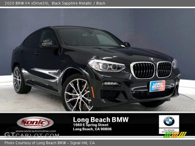 2020 BMW X4 xDrive30i in Black Sapphire Metallic