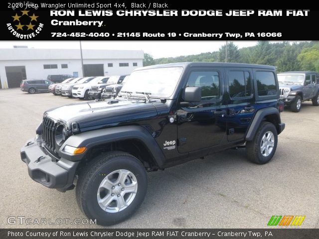 2020 Jeep Wrangler Unlimited Sport 4x4 in Black