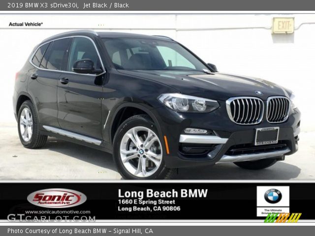 2019 BMW X3 sDrive30i in Jet Black