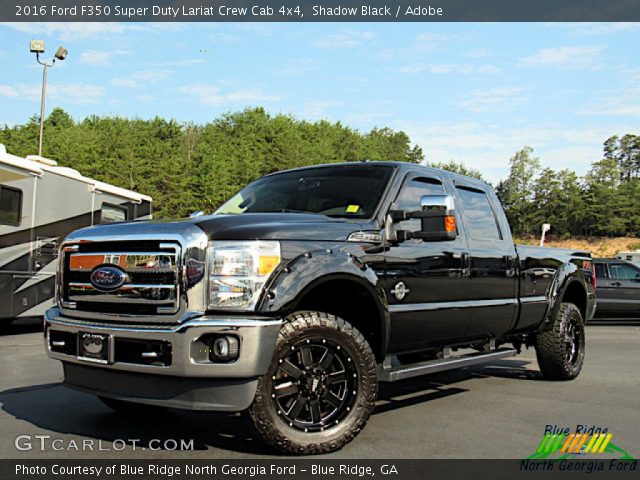 2016 Ford F350 Super Duty Lariat Crew Cab 4x4 in Shadow Black