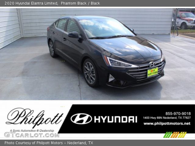 2020 Hyundai Elantra Limited in Phantom Black
