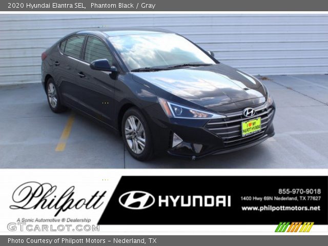 2020 Hyundai Elantra SEL in Phantom Black