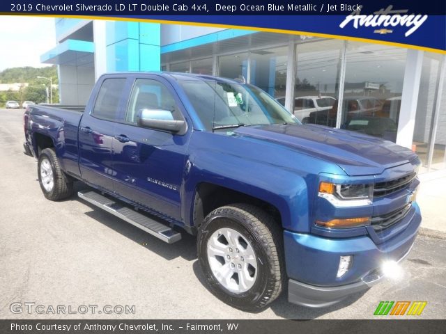 2019 Chevrolet Silverado LD LT Double Cab 4x4 in Deep Ocean Blue Metallic